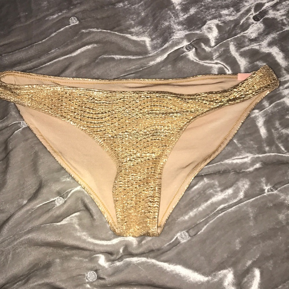 GOLD BIKINI BOTTOMS